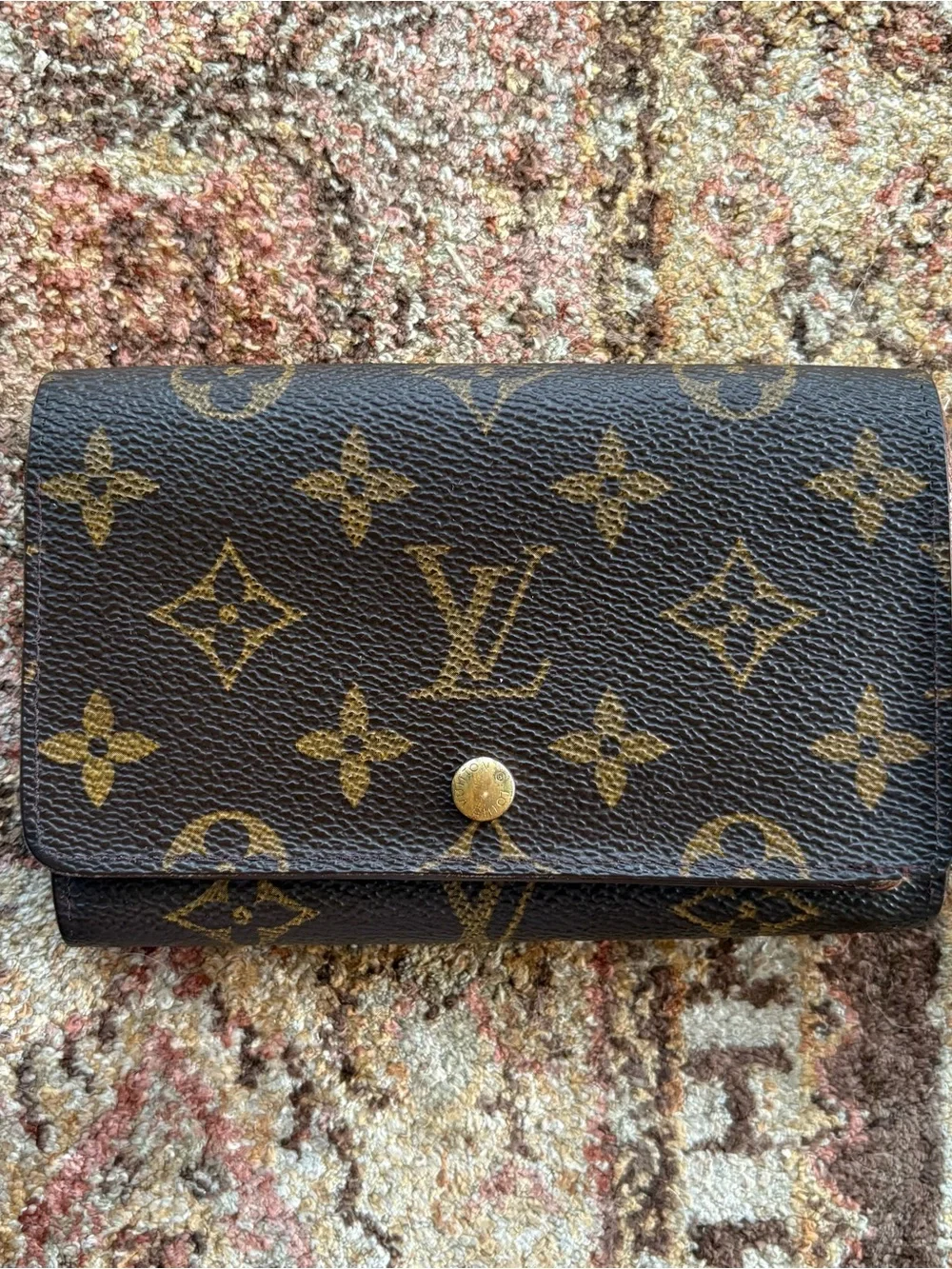 Louis Vuitton Monogram Continental Wallet in Brown